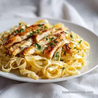 Chicken Fettuccine Alfredo: Silky and Creamy