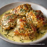 Creamy Slow Cooker Chicken for 4 Servings