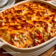 Crock Pot Taco Casserole for 8 Servings