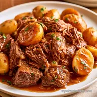 Tender Crockpot Ranch Pot Roast