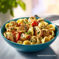 Garlic Butter Chicken Pasta: Creamy Parmesan Meal for 4 Servings