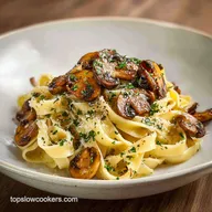 Garlic Mushroom Pasta for 4 Servings