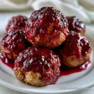 Grape Jelly BBQ Meatballs Party-Ready