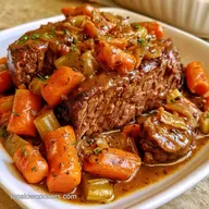 Italian Herb Pot Roast Slow Cooked