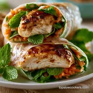 Crispy Lemongrass Chicken Wraps