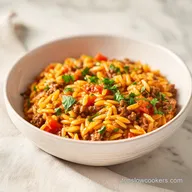Ground Beef Orzo: Creamy One-Pot Dinner