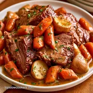 Peppercorn Pot Roast Slow-Cooked