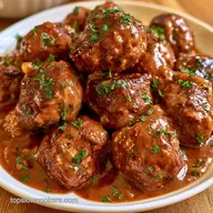 Salisbury Meatballs for 4 Servings