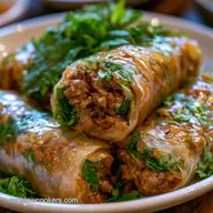 Savory Ground Beef Rice Paper Rolls 25m