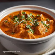Slow Cooker Indian Butter Chicken for 6 Servings