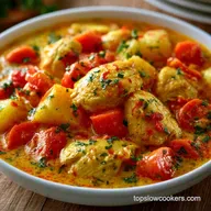 Slow Cooker Chicken Curry: Coconut Milk