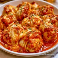 Chicken Parmesan Meatballs for 6