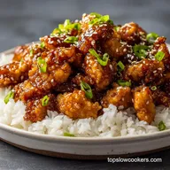 Slow Cooker Honey Garlic Chicken for 6 Servings