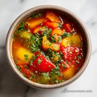 Slow Cooker Stuffed Pepper Soup Recipe
