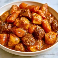 Slow Cooker Poor Mans Stew with Potatoes