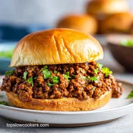 Slow Cooker Sloppy Joes for 8 Servings