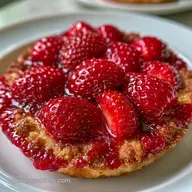 Slow Cooker Strawberry Cobbler