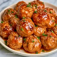Teriyaki Chicken Meatballs for 4 Servings
