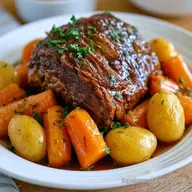 Slow Cooker Beef Roast with Carrots