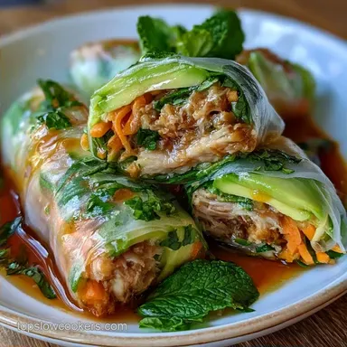 Avocado Rice Paper Rolls in 25 Minutes