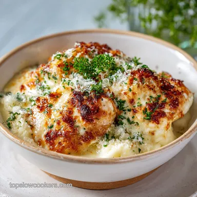 Baked Ricotta Chicken for 4 Servings Recipe Card