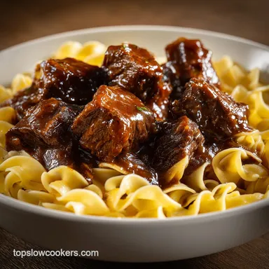 Beef and Noodles: Tender and Savory Recipe Card