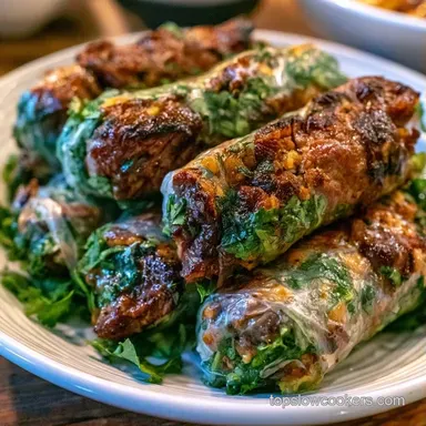 Beef Rice Paper Wraps in 25 Minutes Recipe Card