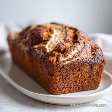 Biscoff Banana Bread with Caramelized Crust in 70 Minutes Recipe Card
