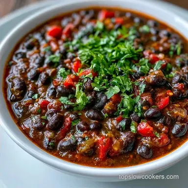 Black Bean Chili Recipe for 6 Servings