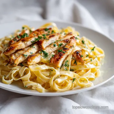 Chicken Fettuccine Alfredo in 30 Minutes: Silky and Creamy