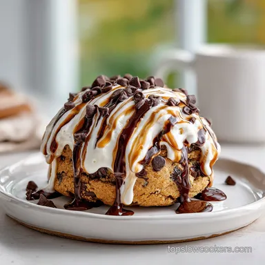 Chocolate Chip Cookie Dough Brownie Bomb for 20 Treats Recipe Card
