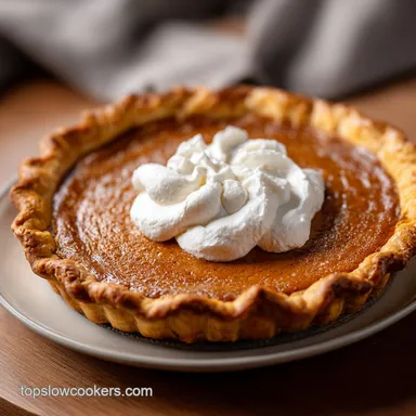 Pumpkin Pie Recipe: Traditional Homemade Custard in 75 Minutes Recipe Card