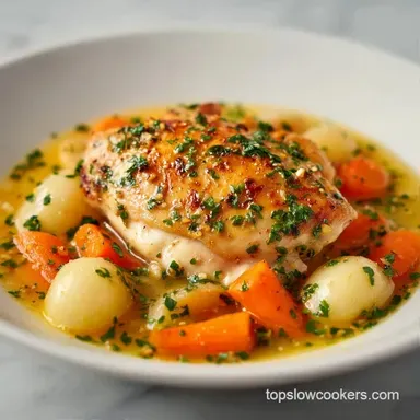 Cold Night Slow Cooker Soup with Chicken Recipe Card