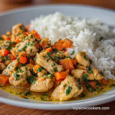 Crockpot Chicken and Rice: Creamy Recipe Card