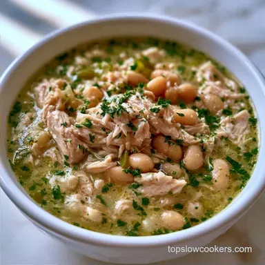 White Chicken Chili: Slow-Cooked
