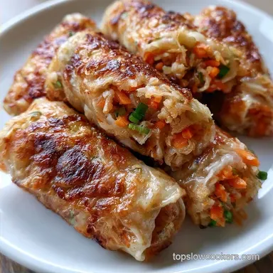 Chicken Rice Paper Rolls in 30 Minutes