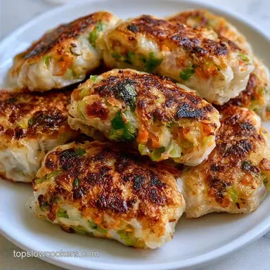 Crispy Rice Paper Dumplings in 25 Min