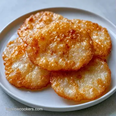 Crispy Rice Paper Dumplings with Pork Recipe Card
