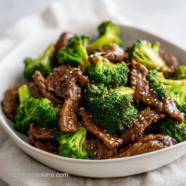 Beef and Broccoli: Slow Cooked for 6 Hours