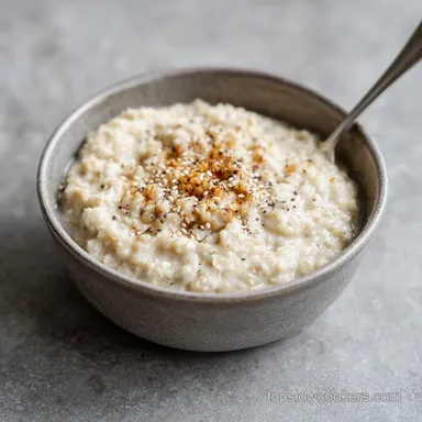 Crock Pot Oatmeal: For 6 Servings