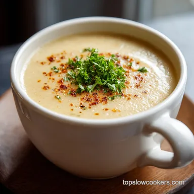 Crock Pot Potato Soup with Cream Cheese for 8 Servings
