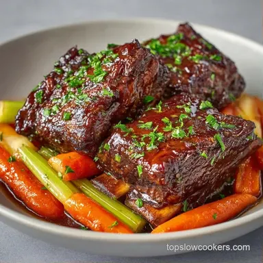 Beef Short Ribs: Slow-Cooked and Tender Recipe Card