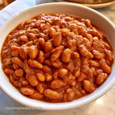 Easy Crockpot Bean Dinner for 7 Servings