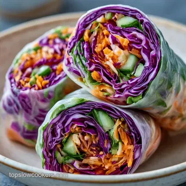 Easy Rice Paper Salad Rolls with Tofu