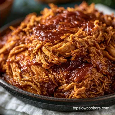Easy Slow Cooker BBQ Chicken Thighs