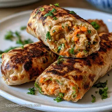 Fried Rice Paper Rolls: Crispy