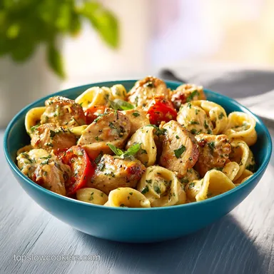 Garlic Butter Chicken Pasta: Creamy Parmesan Meal for 4 Servings