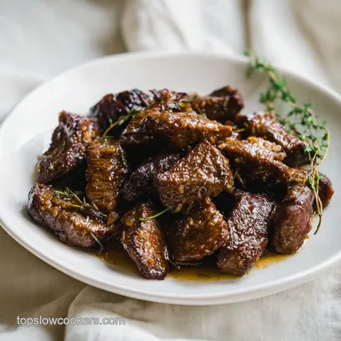 Garlic Butter Steak Bites in 13 Minutes Recipe Card