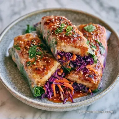 Vegetarian Salad Rolls in 30 Minutes Recipe Card