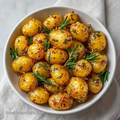 Herbed Slow Cooker Potatoes with Garlic